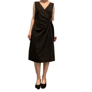 Alex Marie Midi Dress 4 Faux Wrap Career Church Sleeveless NEW NWT Washable